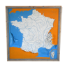 Map of France in fibrociment Elo