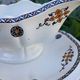 Large antique sauceboat from Gien