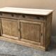 Meuble de métier comptoir buffet bahut enfilade bois brut