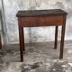 Antique Indonesian teak workbench with one drawer H82.5 L76x49.