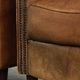 Sturdy set of vintage sheepskin club armchairs with a great appearance