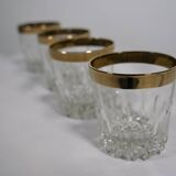 Whiskey Tumbler "Ritz" Glass with 24-Karat Gold Rim from Mäander, 1960s