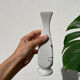 Petit vase blanc pierrot