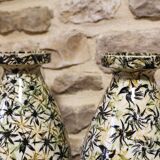 Pair of earthenware vases HBCM Montereau