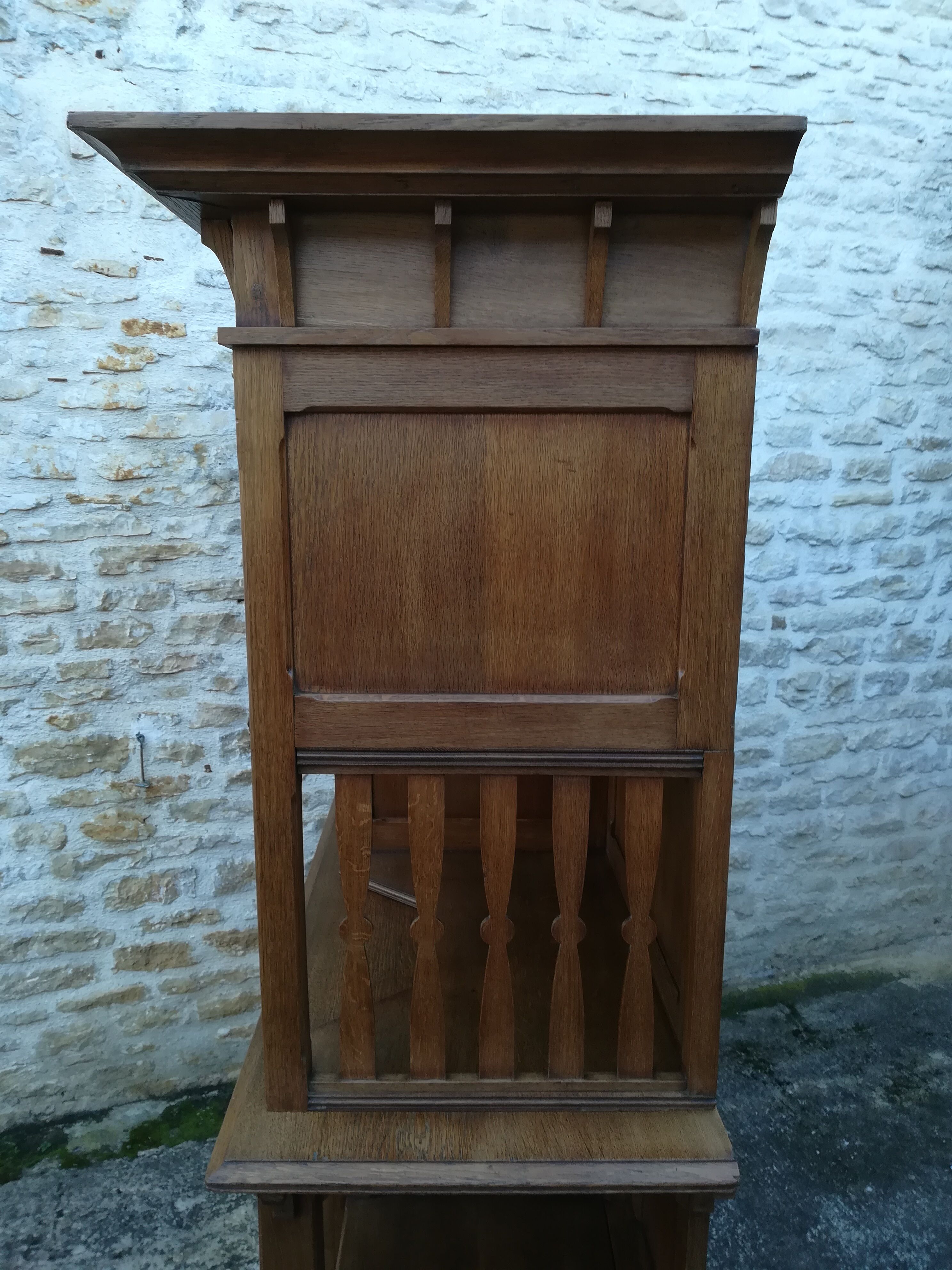 Asymetric art nouveau buffet