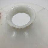 Small white opaline 20 cm