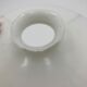 Small white opaline 20 cm