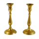 Pair of brass candlesticks