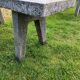 Old garden furniture in vintage stone
