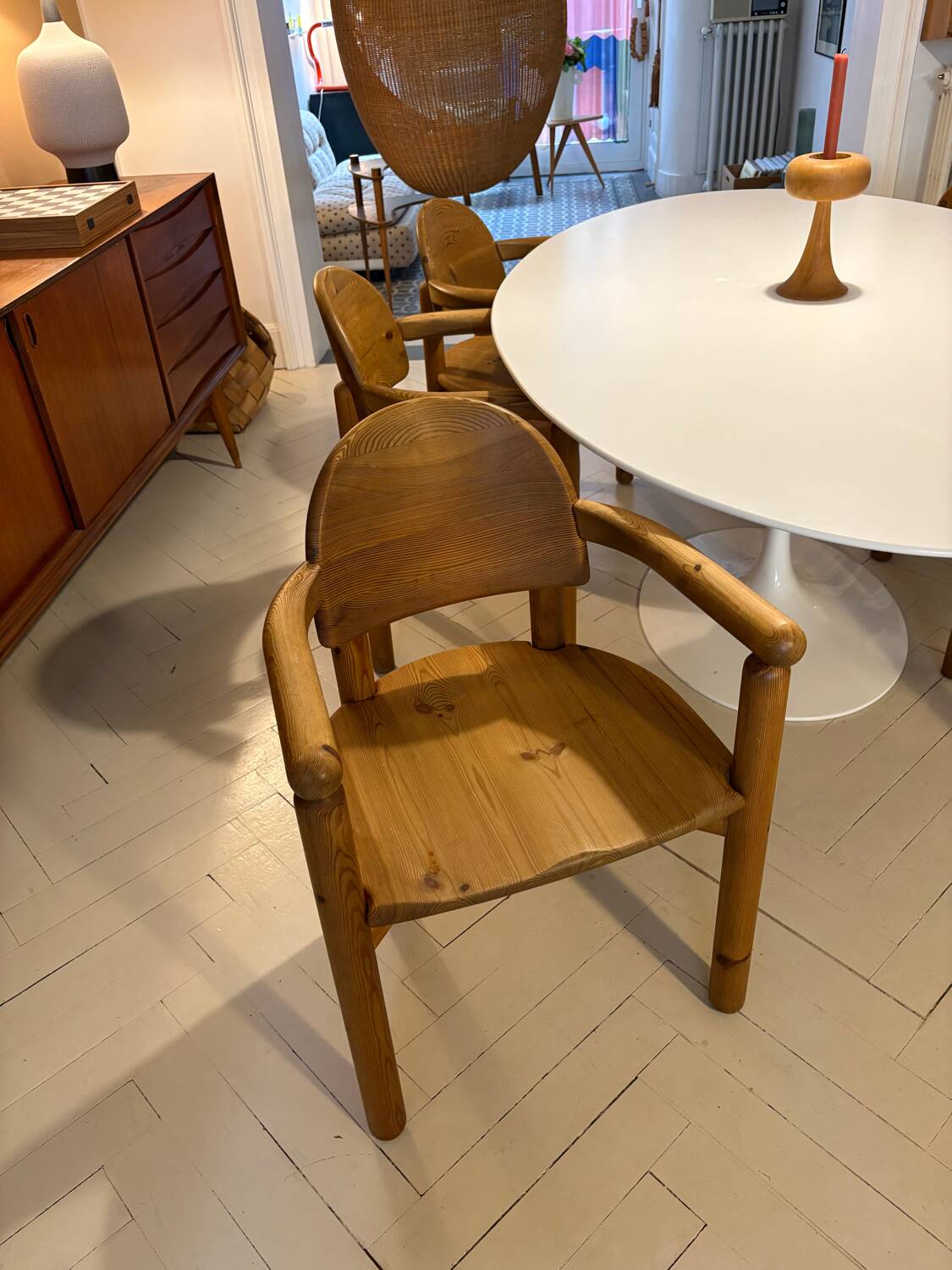 Set of 6 dining chairs by Rainer Daumiller
