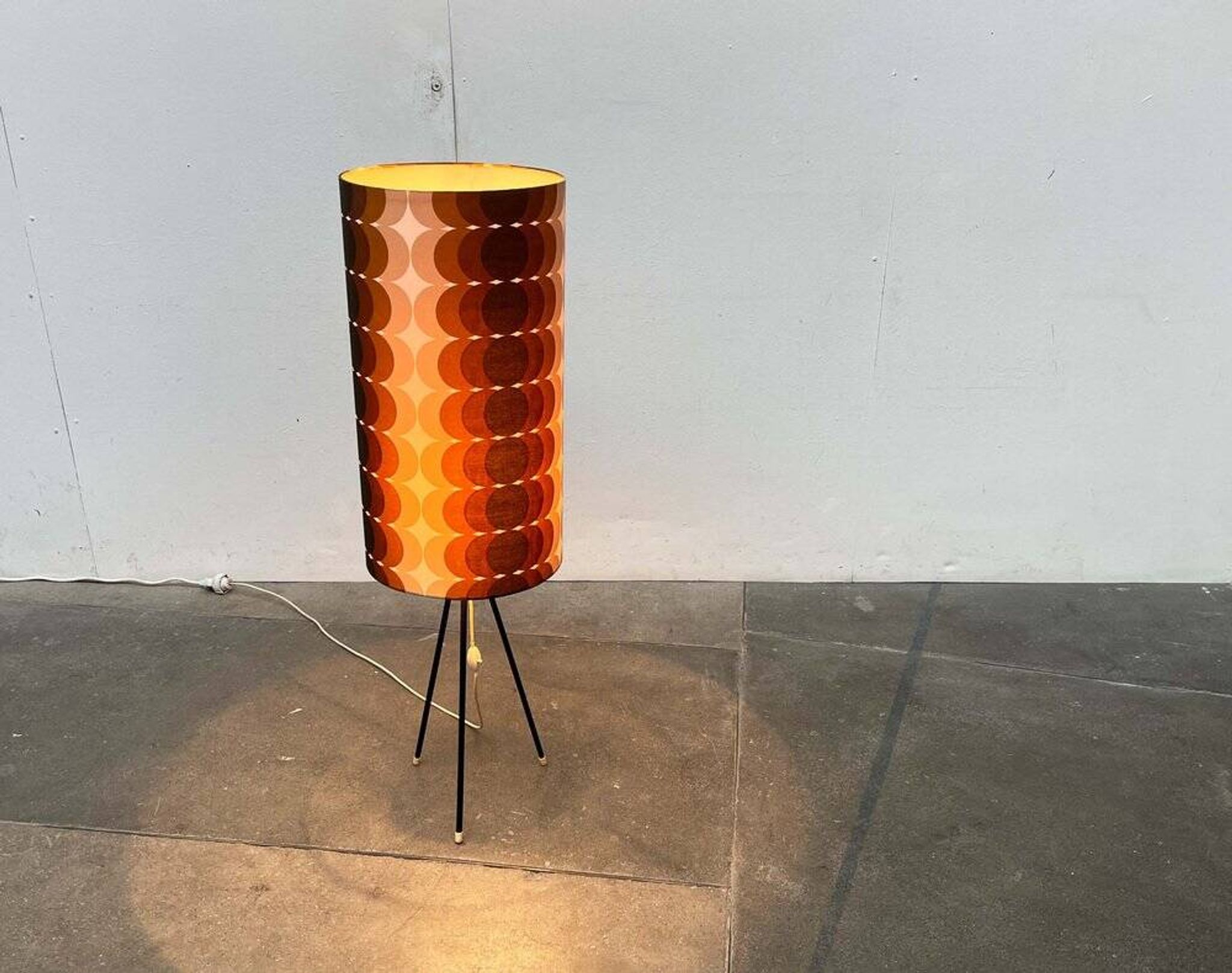 Mid-Century Modern Tripod Floor Lamp, 1960s