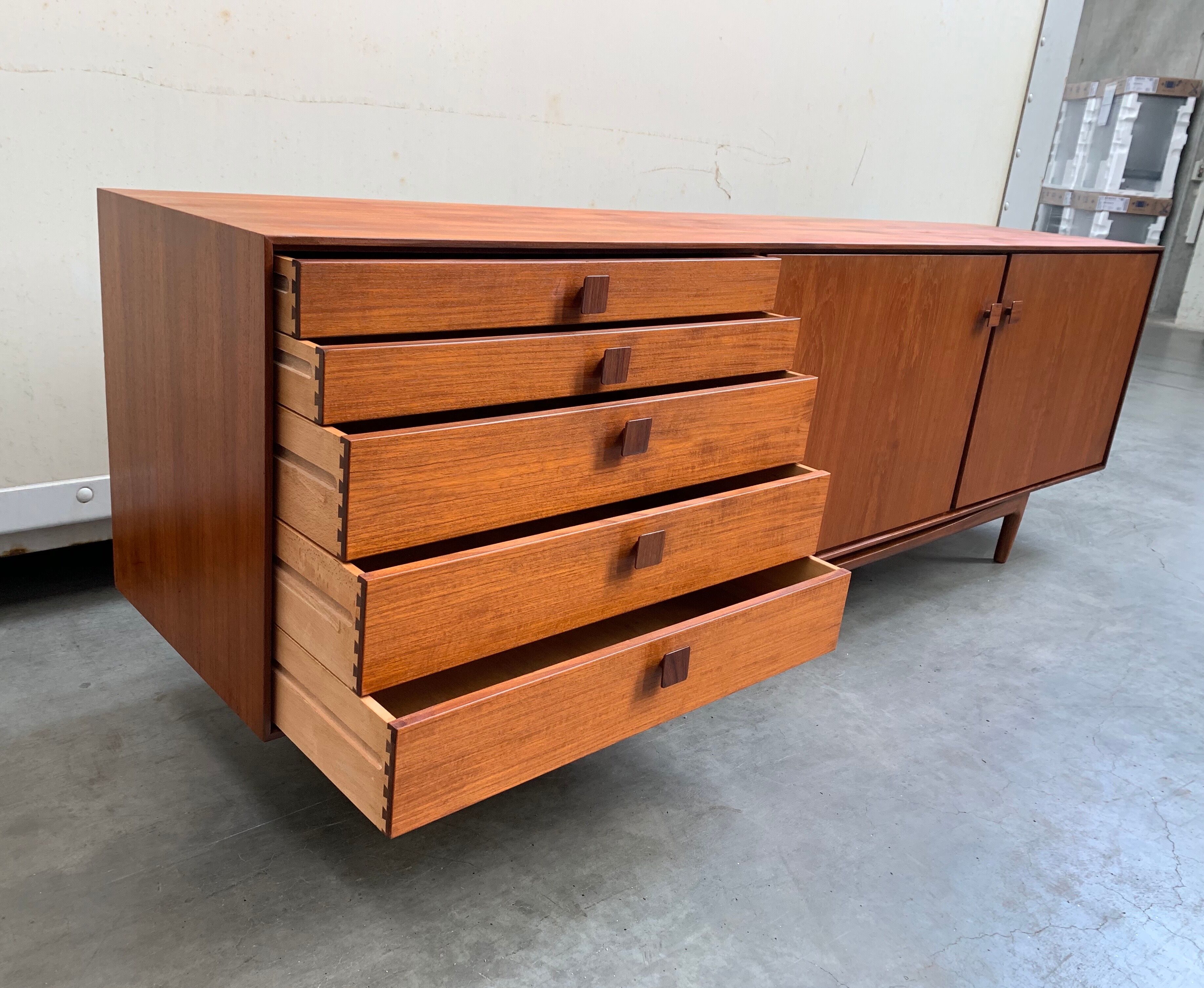 Danish teak sideboard by IB Kofod Larsen 1960s