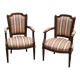 Paire de fauteuils cabriolets de style Louis XVI