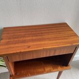 Bedside table vintage feet compass