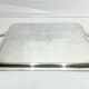Silver-plated tray with handles