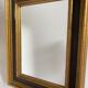 Golden leaf gold mirror