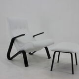 Eero Saarinen Grasshopper Chair and Stool for Knoll, 1950