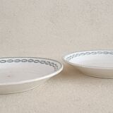 2 hollow plates in iron earth Sarreguemines