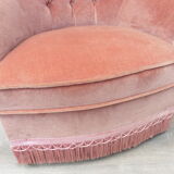 Toad old velvet armchair pink