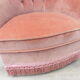Toad old velvet armchair pink