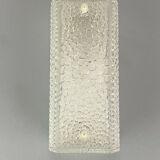 60s 70s lamp light wall lamp wall lamp ice glass space age design