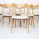 Ensemble de 6 chaises en chêne par Albin Johansson & sons 1960