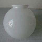 Old Globe Ball Sphere Glass Opaline Lamp Chandelier Light Fixture CD1 Vintage