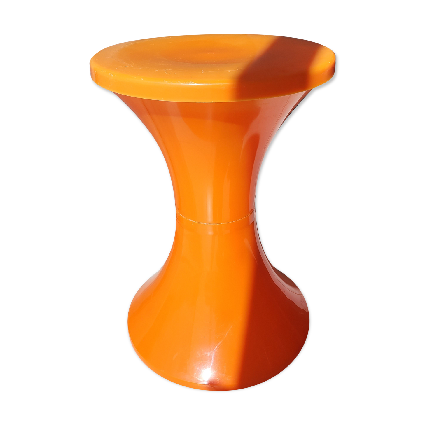 Tam Tam orange stool