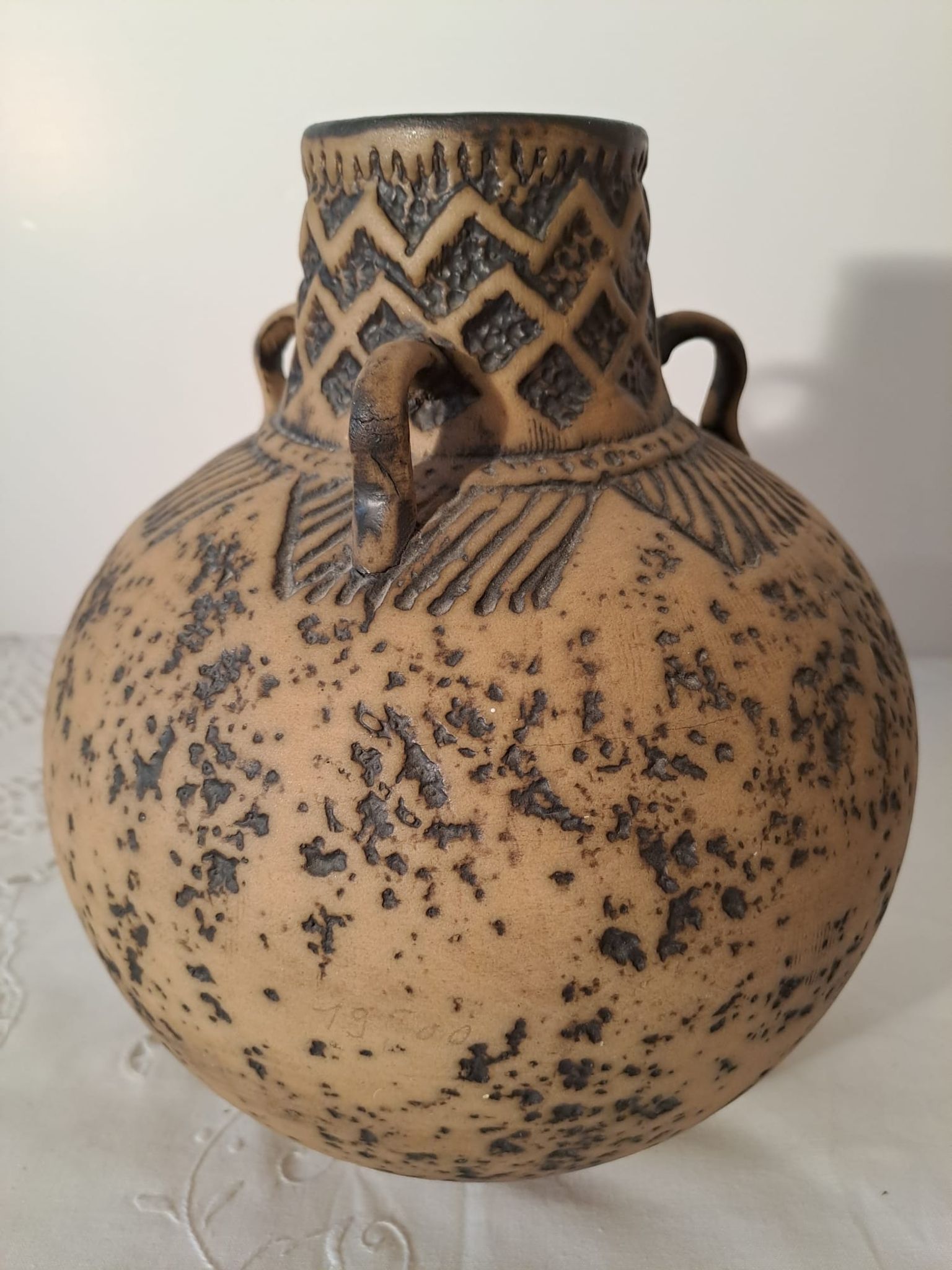 West Germany ball vase