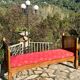 19th Century Empire Period Solid Walnut Daybed
