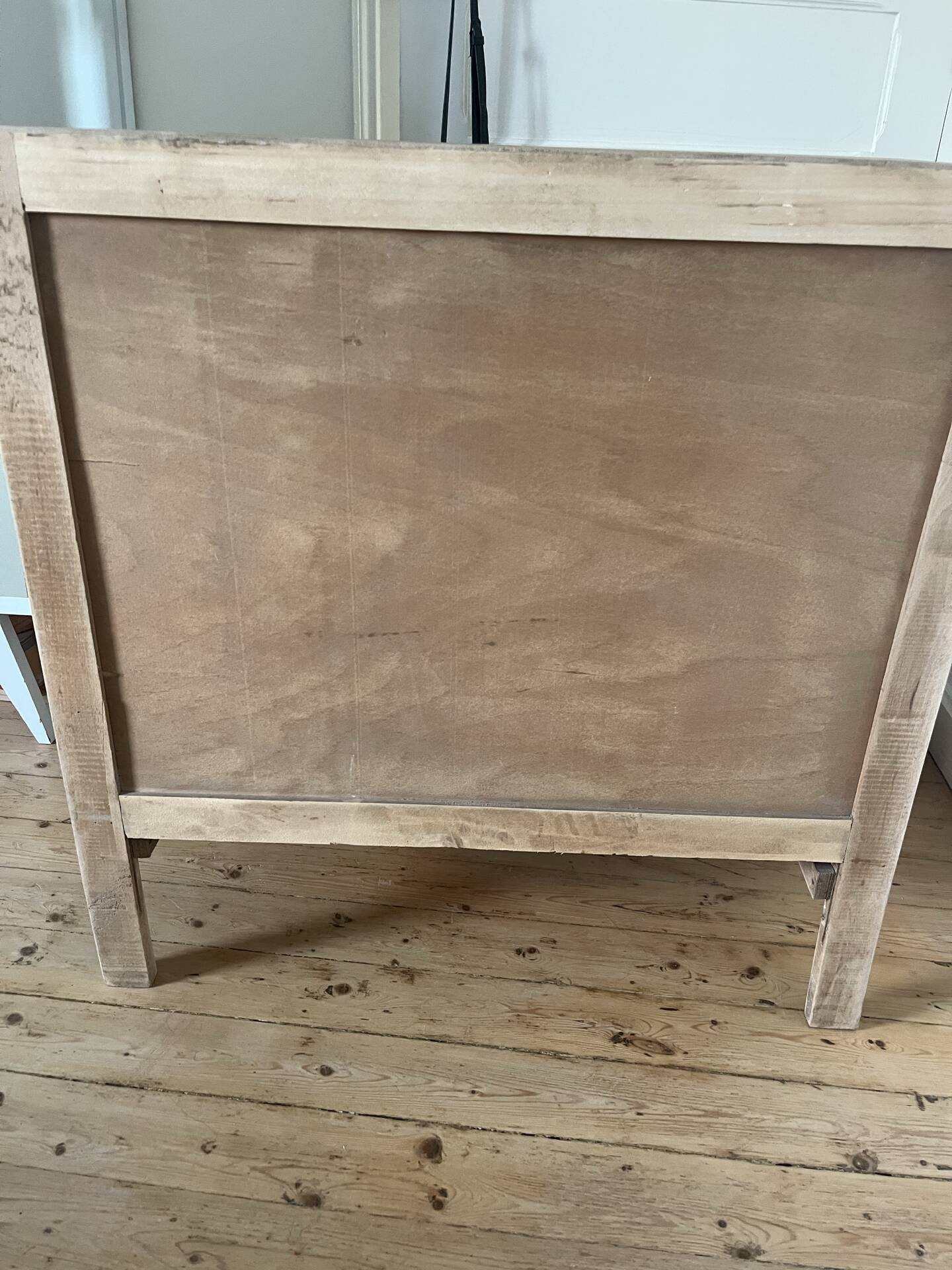 Vintage stripped solid pine chest of drawers