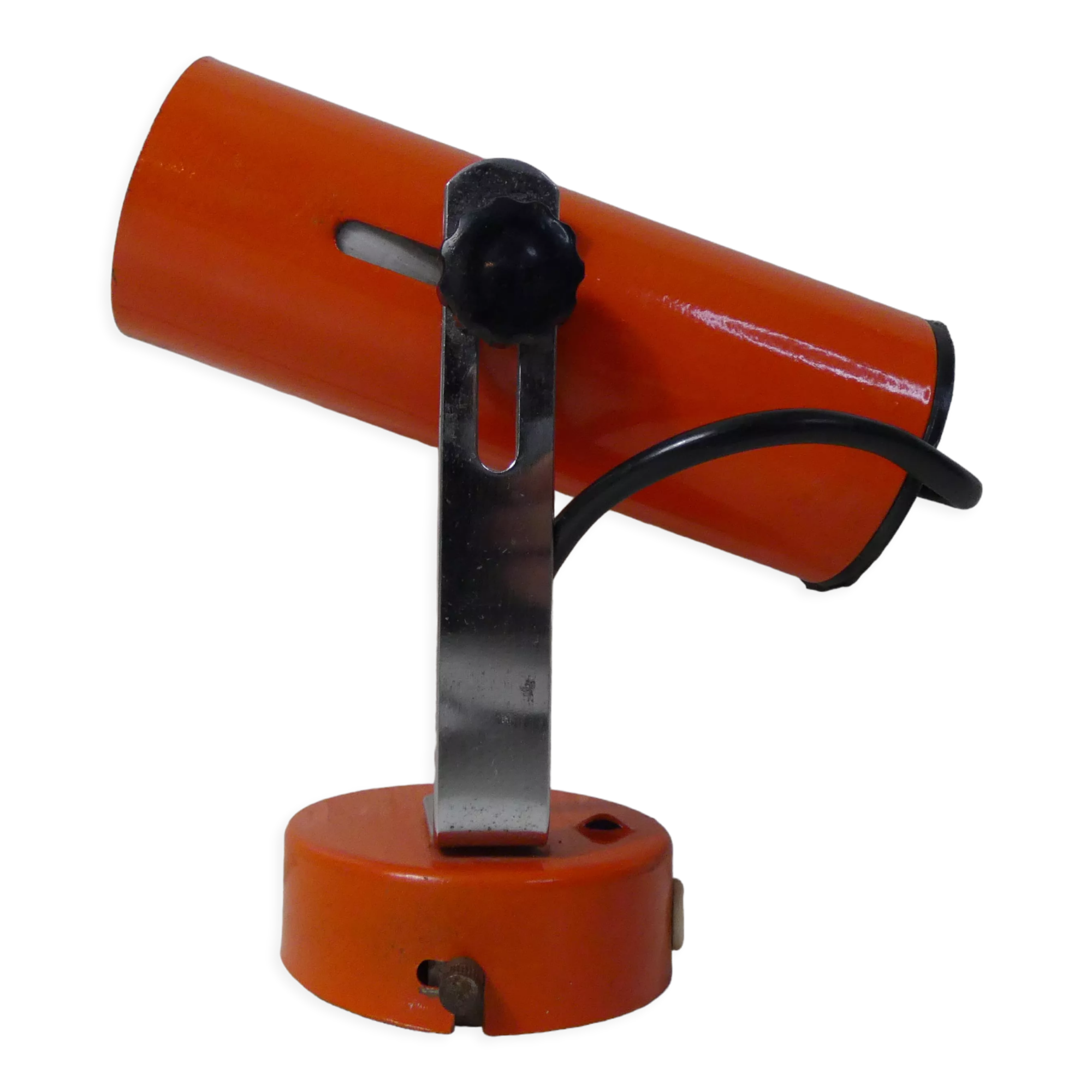 Adjustable wall lamp spot Orange Space Age