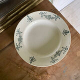 6 assiettes creuses anciennes terre de fer Lonchamp Sapho