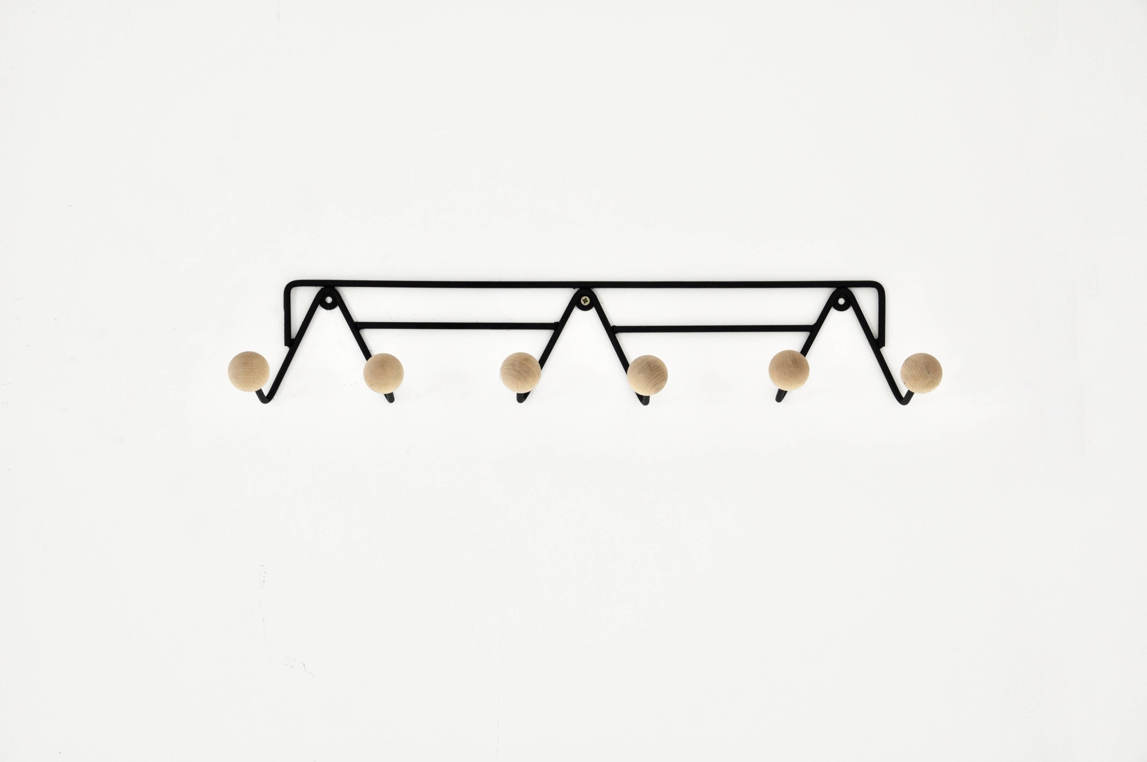 Vintage coat rack, 1970s