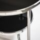 Small Bauhaus Black Chrome Table from Kovona, Czechia, 1970s