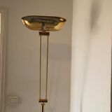 Vintage golden halogen lamppost