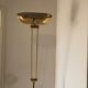 Lampadaire halogène doré vintage