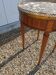Table bouillotte de style Louis XVI marqueterie