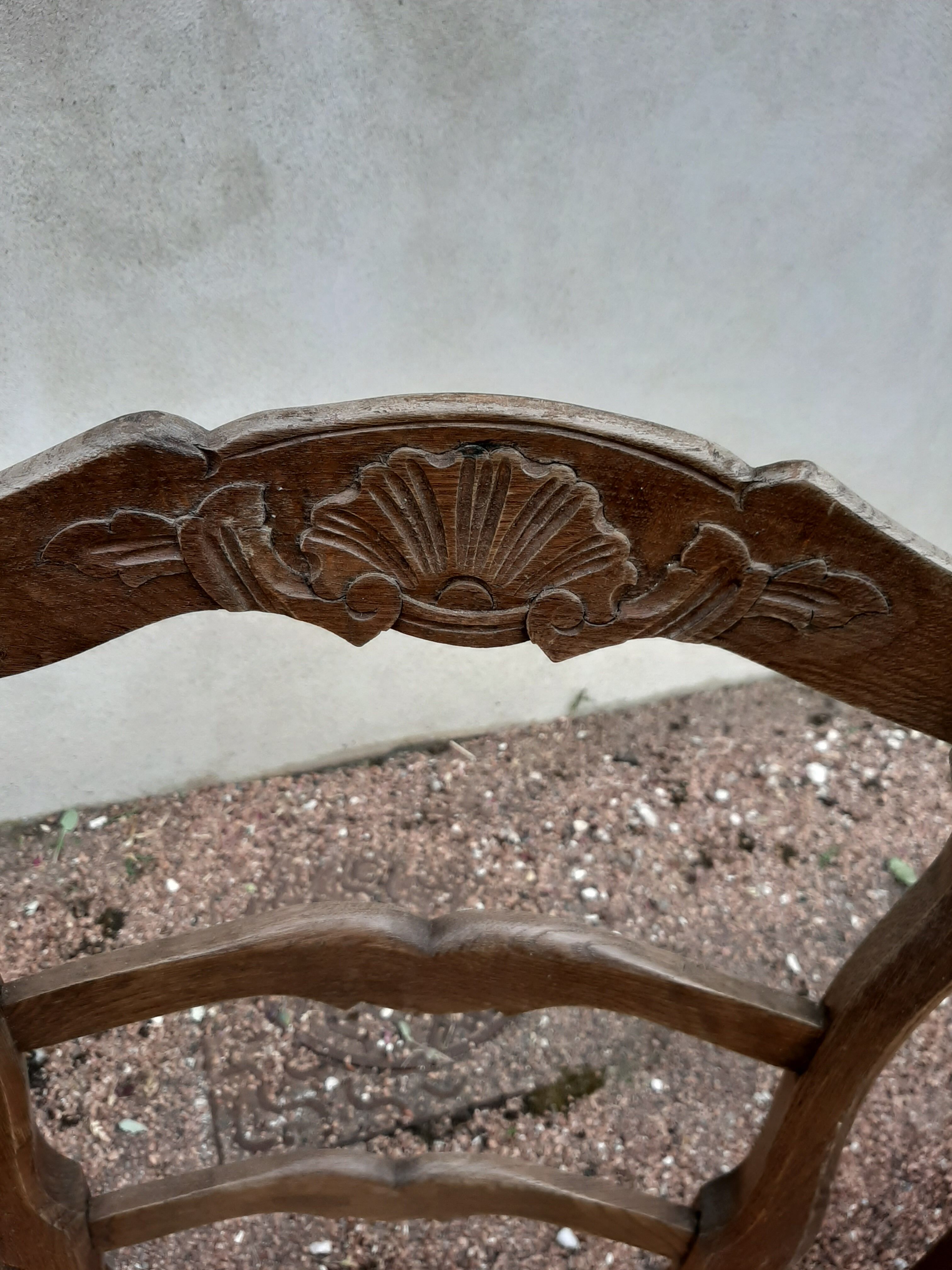 Lot of chairs Louis XV style