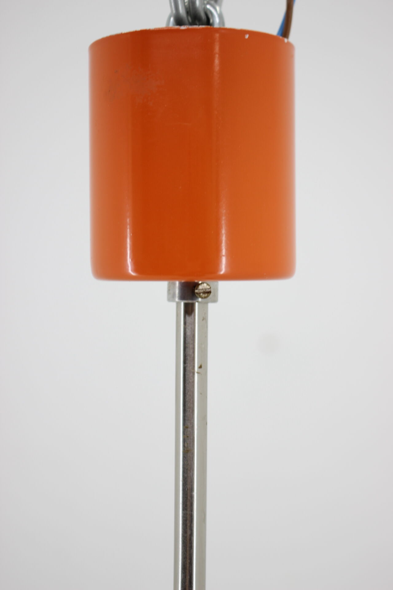 1970s Glass Pendant Lamp by Kamenicky Senov, Czechoslovakia