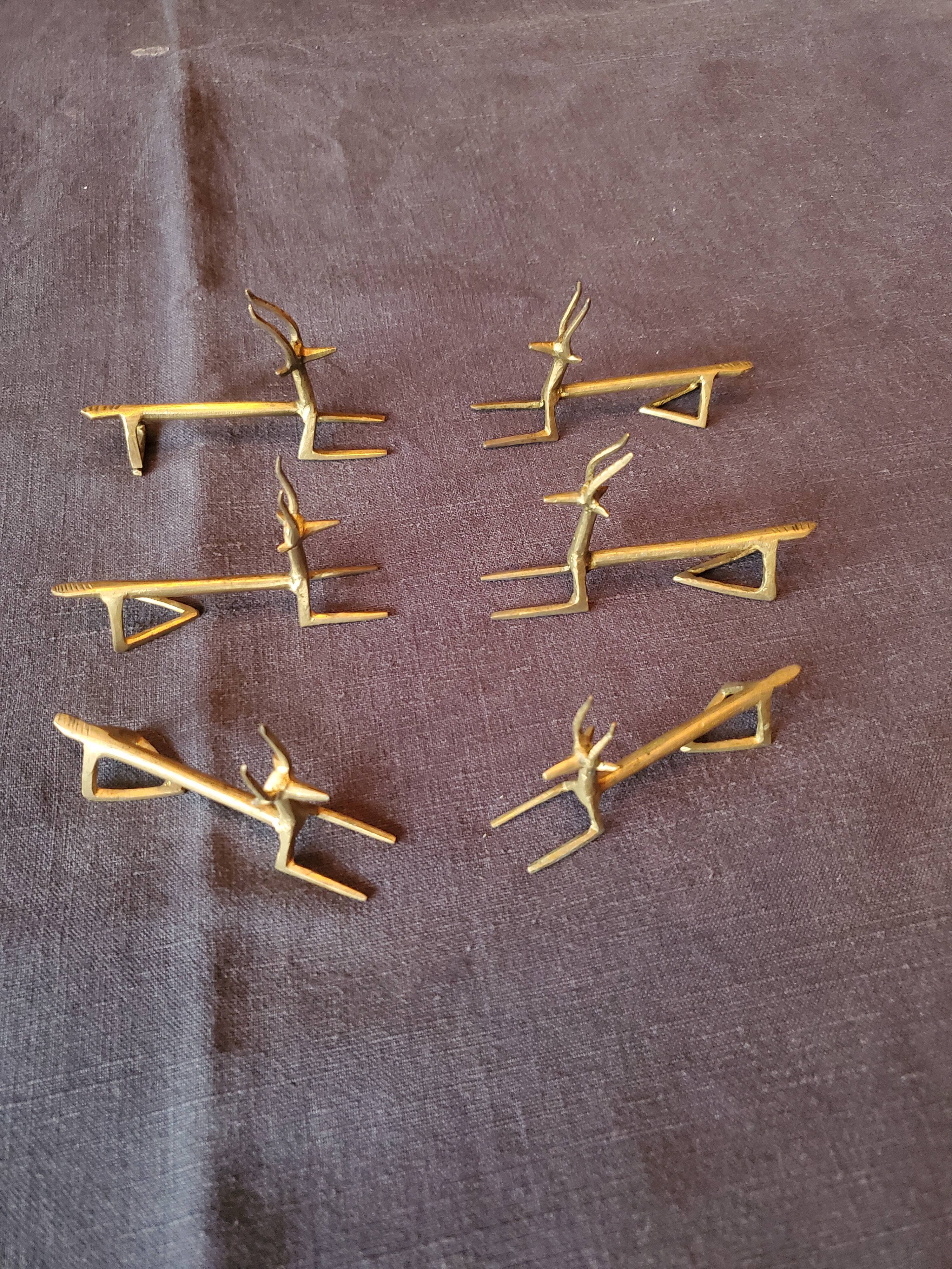 6 gazelle knife holders