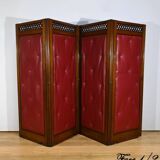 Four-Panel Mahogany Screen – First Part 20th Century
