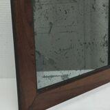 Solid wood mirror and patinated ice early twentieth century