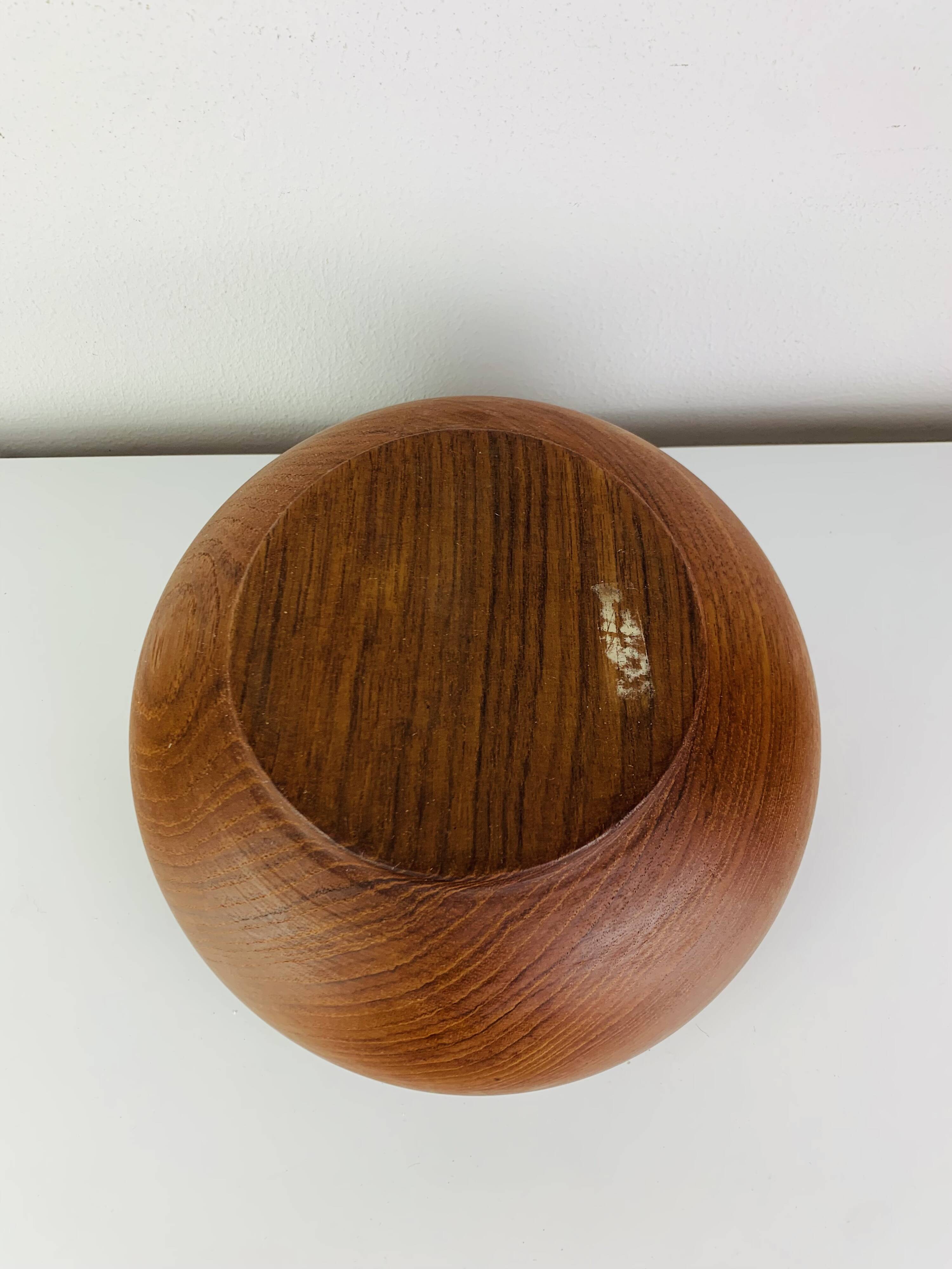 Danish teak fruit bowl, 1960s, Scandinavian.