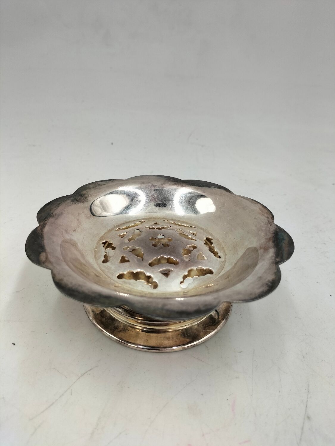 Silver-plated butter dish