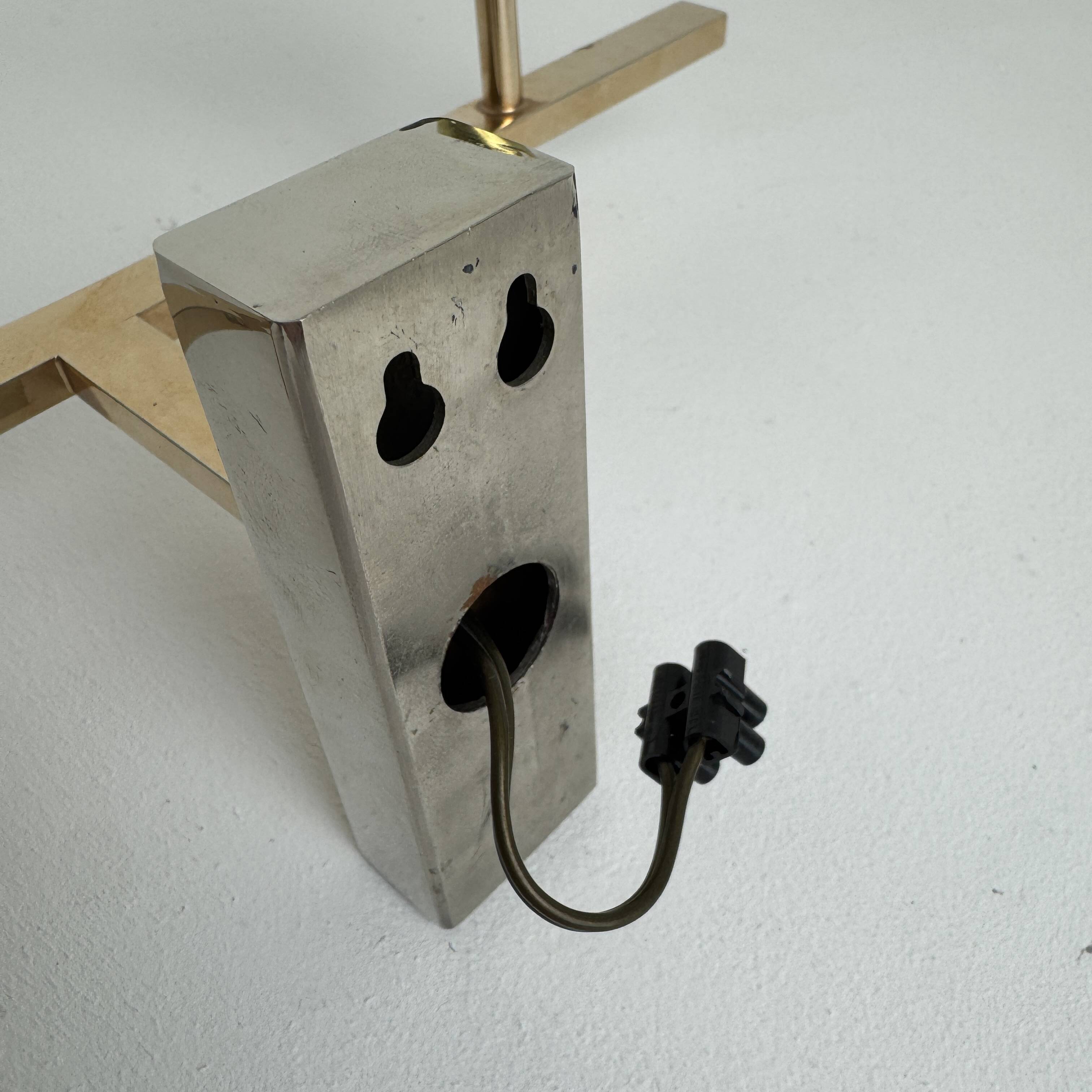 Ancienne applique double « maison arlus » 1950 vintage