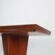 Large vintage wooden and brass table, design, Italy, 1940s-1950s