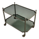 Table basse française en métal, milieu du XXe siècle