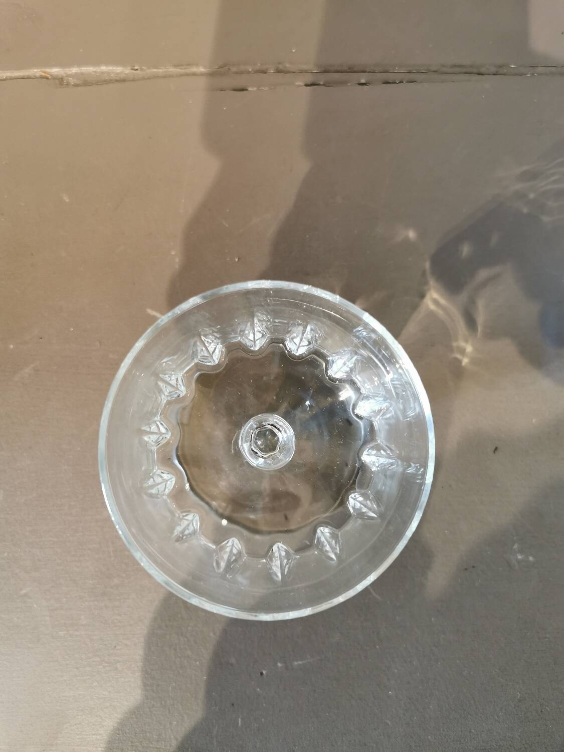 Set of 5 vintage champagne glasses