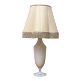 French opaline glass table lamp from the mid-century Sèvres, 1960s.